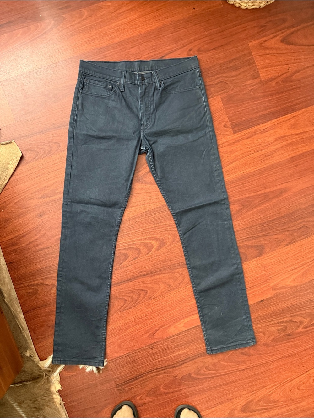 NWOT Mens Levi’s 511 jeans, coated denim 34w x 34L